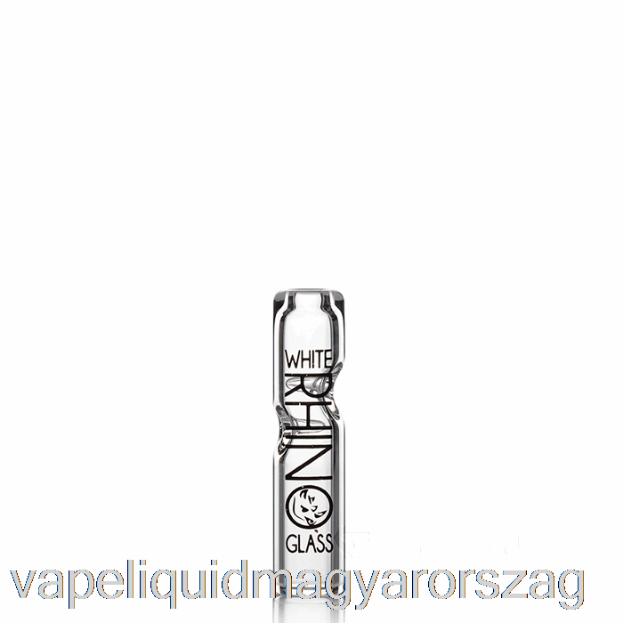 Fehér Orrszarvú üveg Hegyek Kerek üveg Tip Vape Folyadék